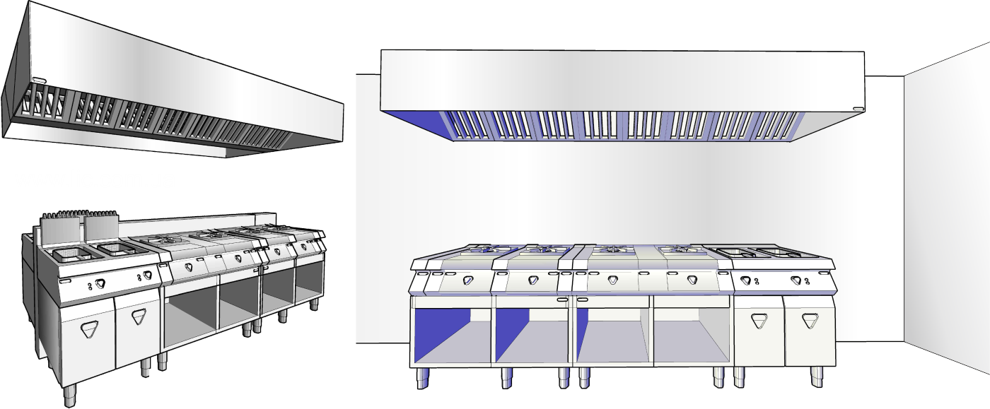 Типы вытяжных зонтов для кухни
