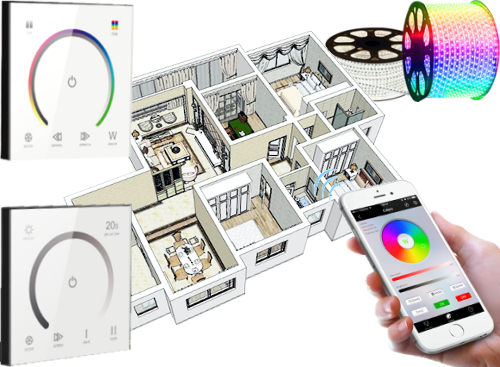 Управление освещением через импульсные реле