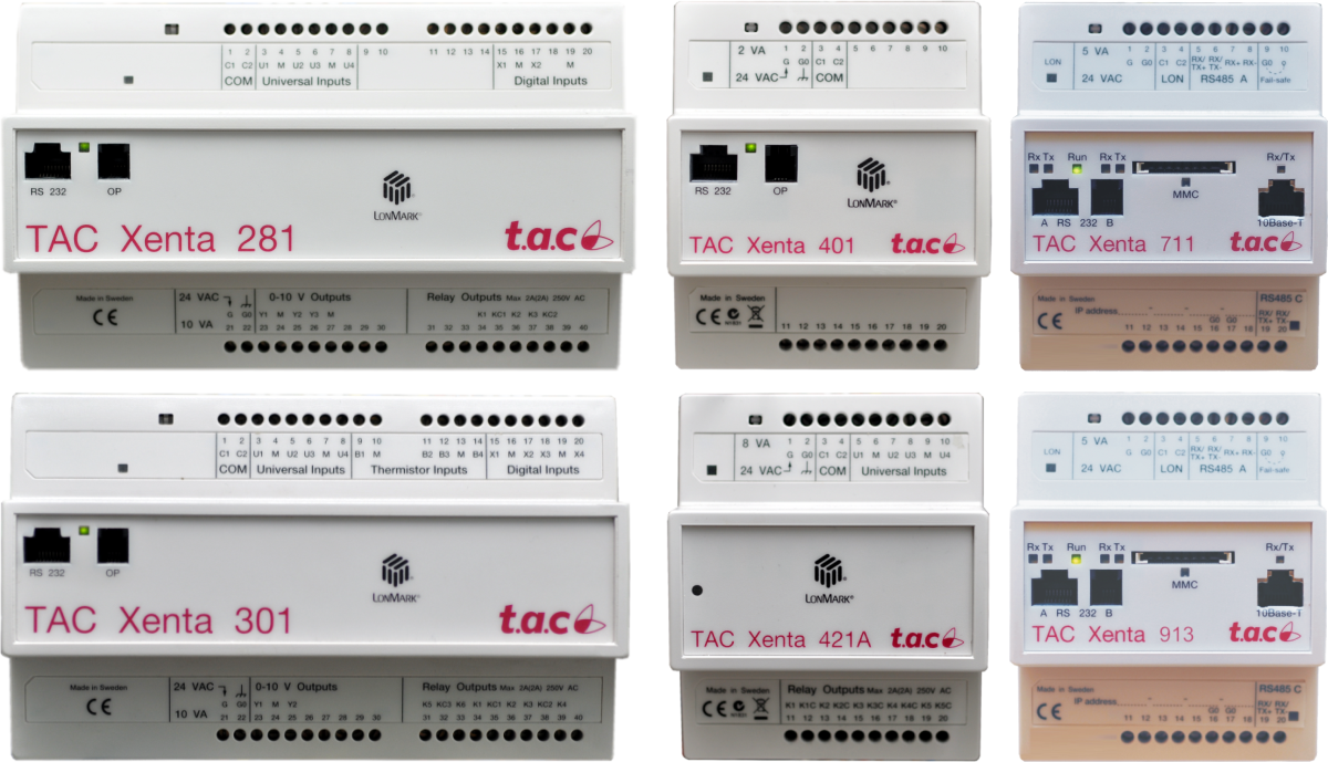 СВОБОДНО ПРОГРАММИРУЕМЫЕ КОНТРОЛЛЕРЫ Schneider Electric TAC Xenta