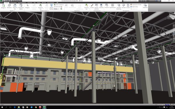 BIM-проектирование систем вентиляции, отопления, ливневой канализации и автоматики